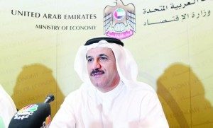 Su excelencia, el Sultán Bin Saeed Al Mansouri, Ministro de Economía  ‎de la UAE, Unión de Emiratos Árabes, en el próximo Dinar Cambra ‎promovido por Numintec. Foto: http://www.arabnews.com/tourism-oil-revenues-boost-uaes-2011-growth